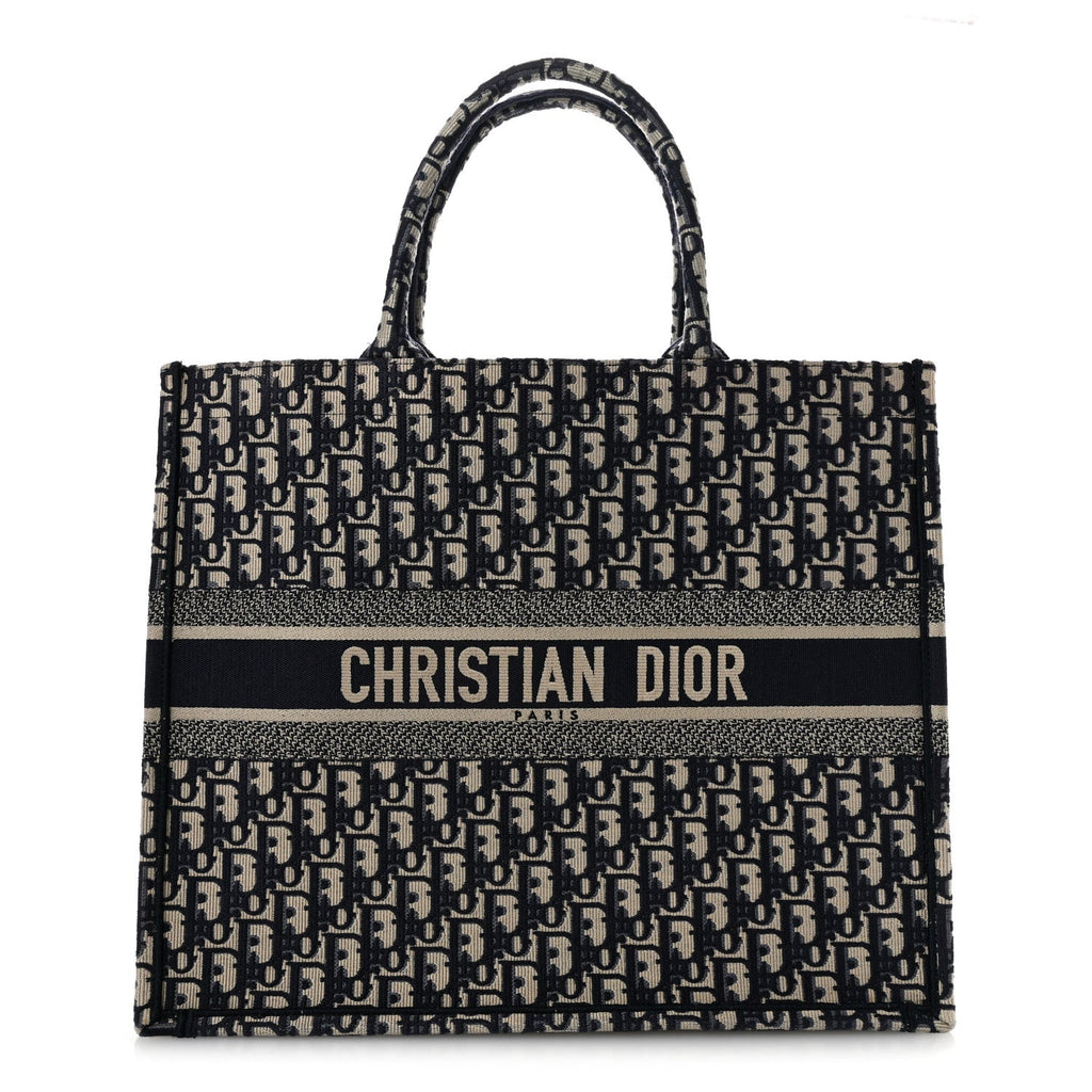 Oblique Large Book Tote Blue Multicolor