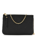 Empreinte Double Zip Pochette Black