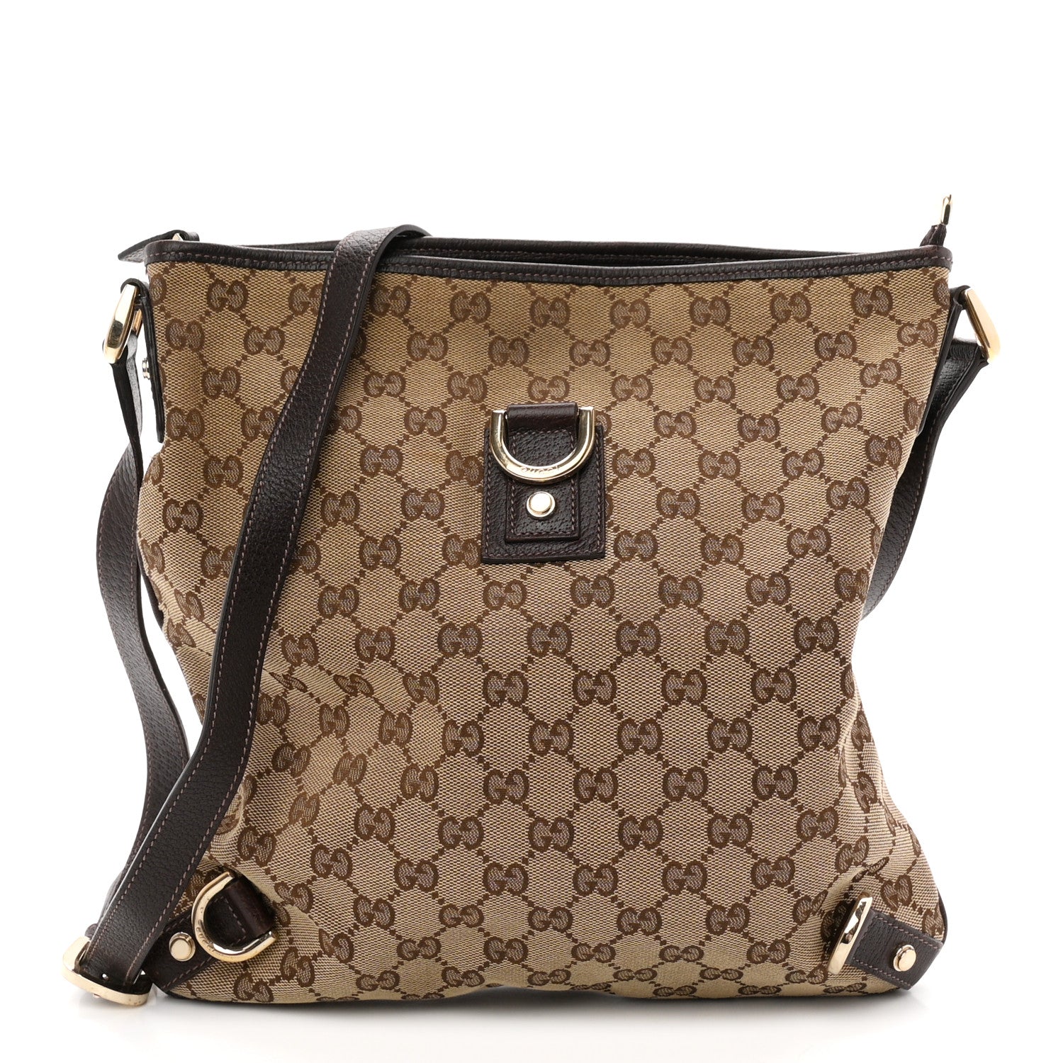 Monogram Abbey Messenger Bag Dark Brown