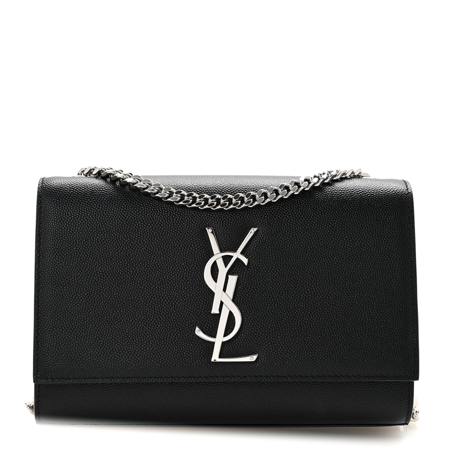 Grain De Poudre Small Monogram Kate Satchel Black