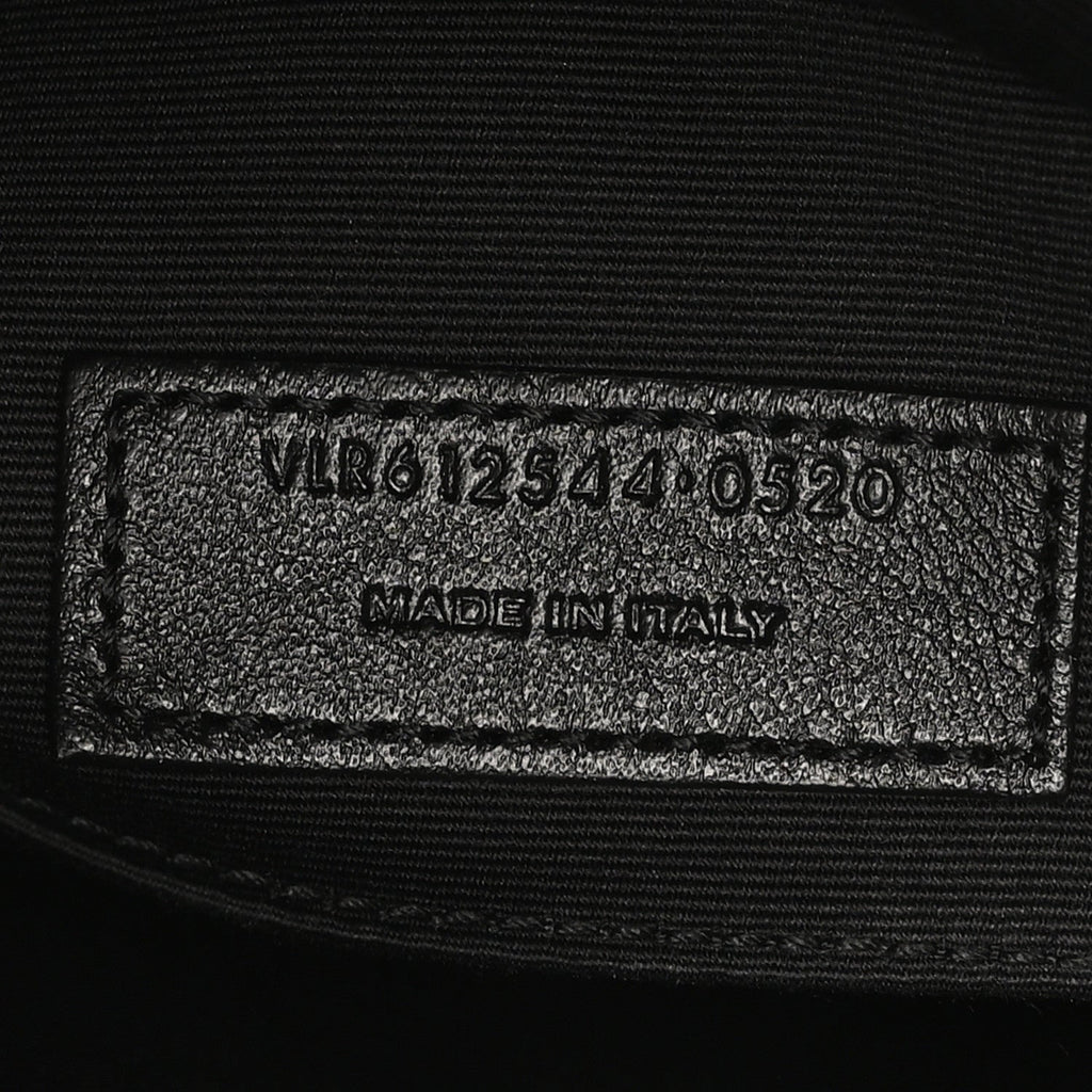 Calfskin Matelasse Monogram Lou Camera Bag Black