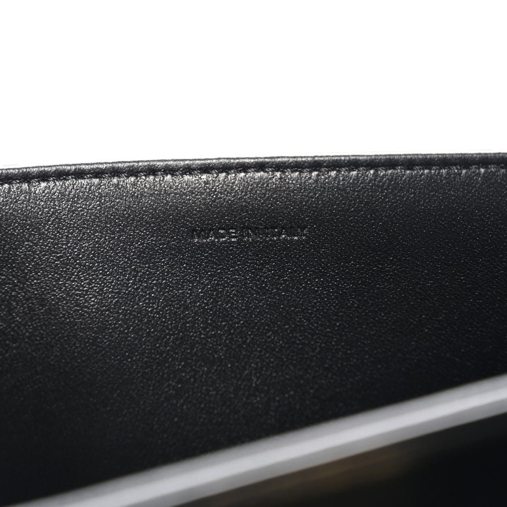 Shiny Calfskin Medium Triomphe Black