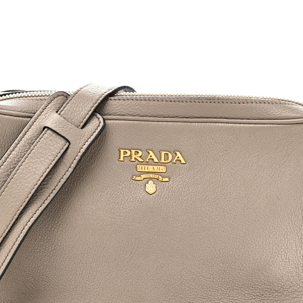 Vitello Phenix Camera Bag Argilla