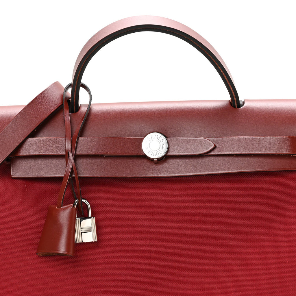 Vache Hunter Toile Herbag Zip 31 PM Rouge H
