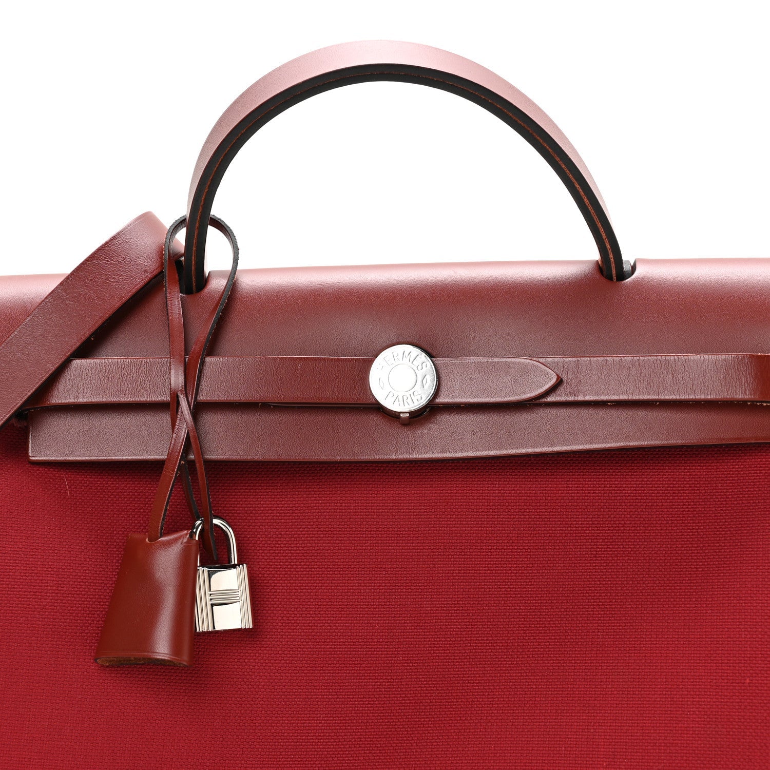 Vache Hunter Toile Herbag Zip 31 PM Rouge H