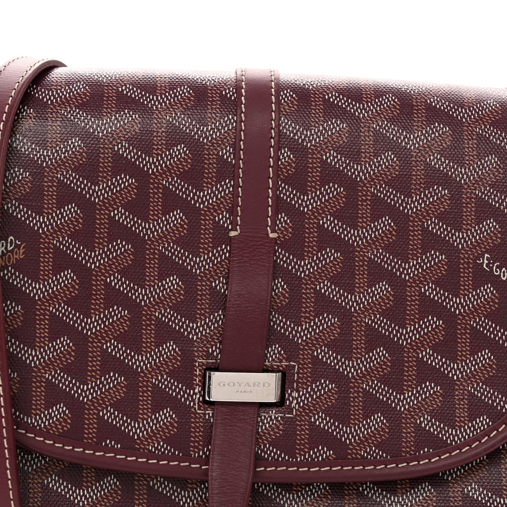 Goyardine Belvedere II PM Messenger Bag Bordeaux