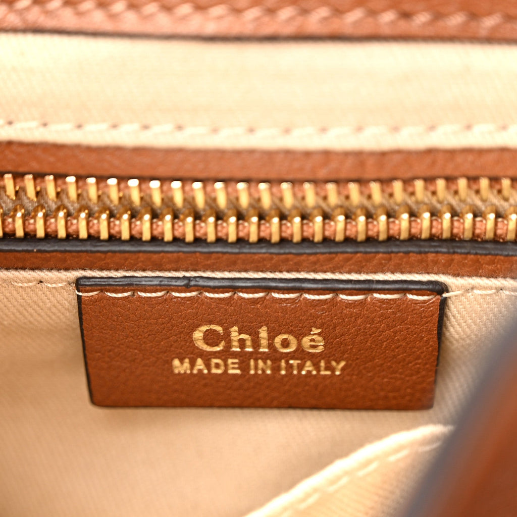 Suede Calfskin Medium Faye Backpack Tan