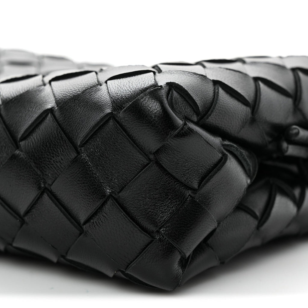 Nappa Intrecciato Mini Loop Camera Bag Black