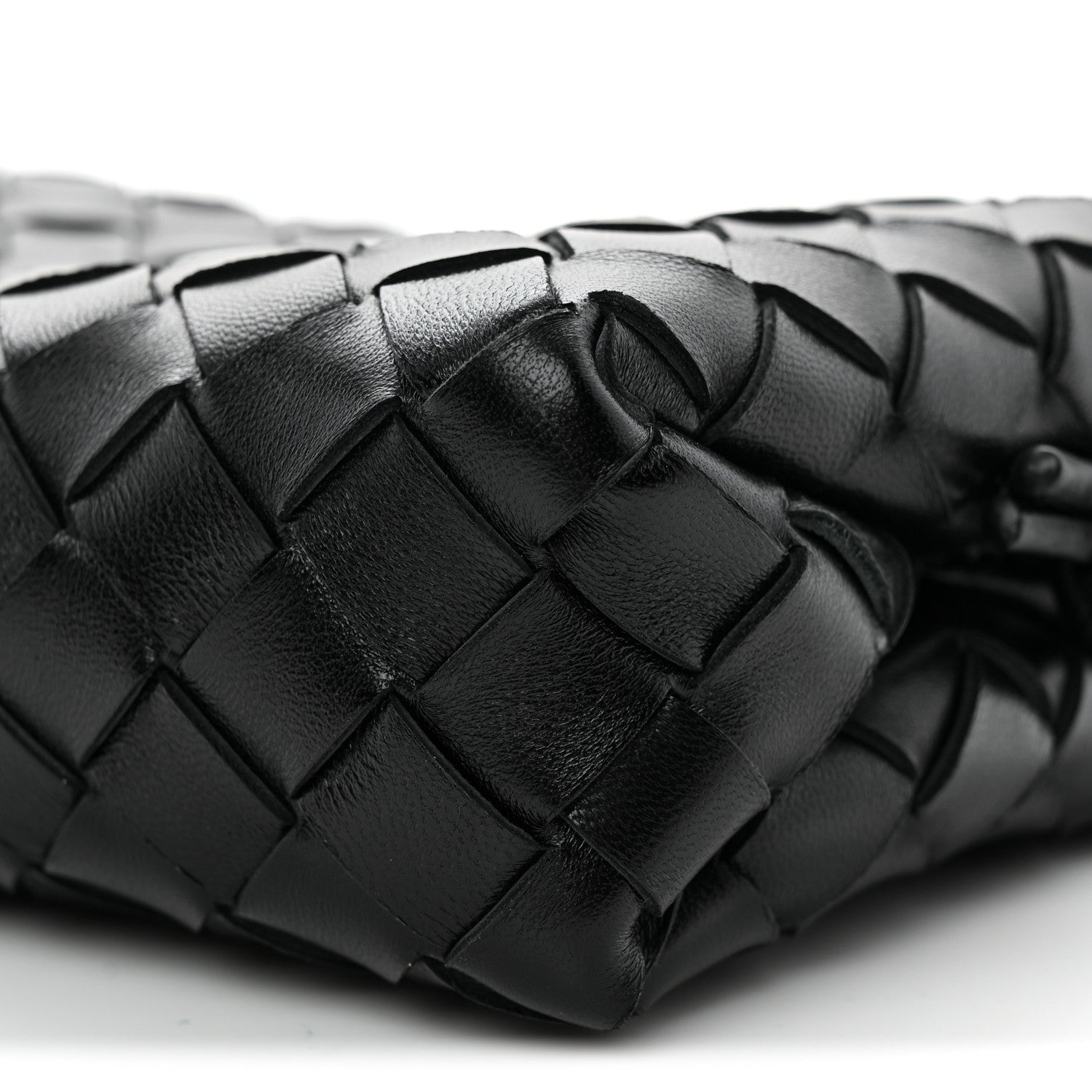 Nappa Intrecciato Mini Loop Camera Bag Black