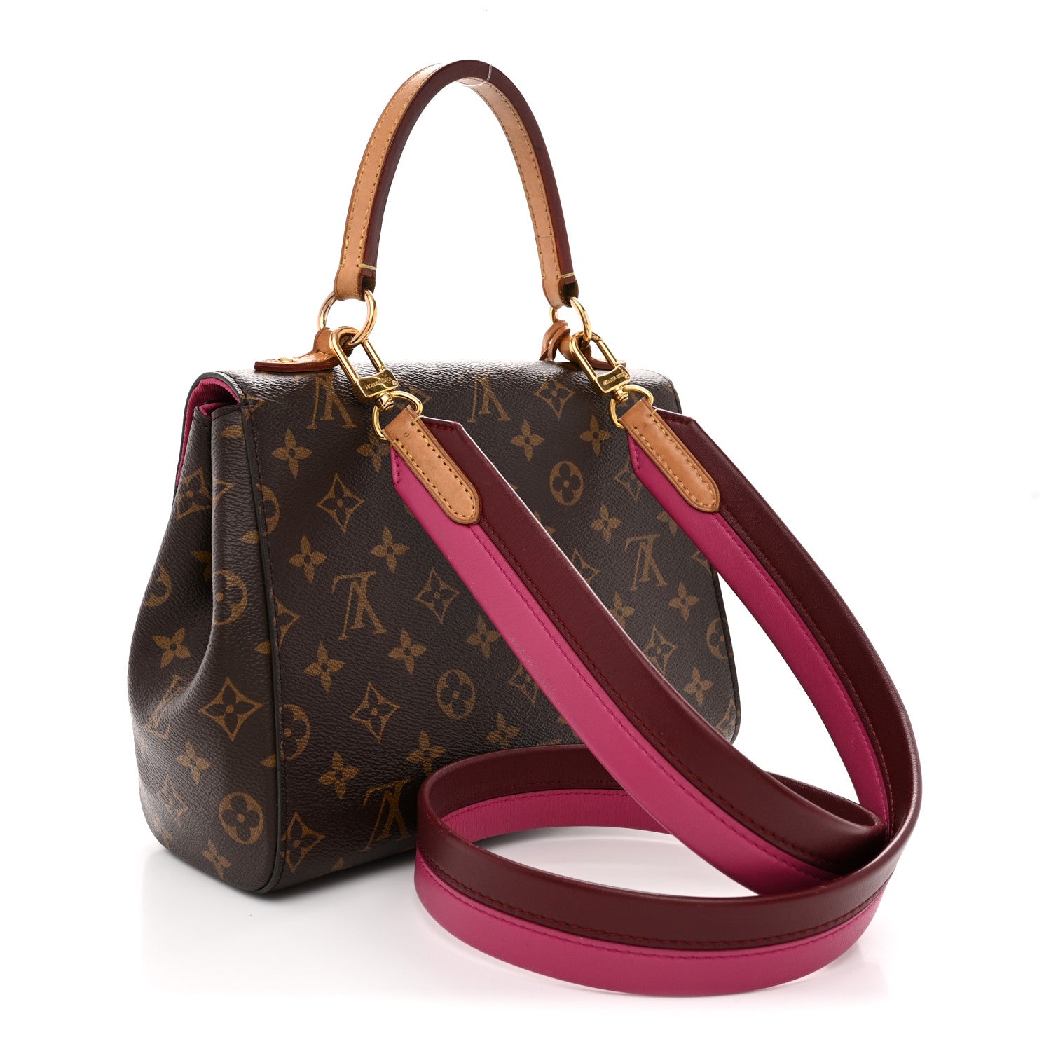 Monogram Cluny BB Bordeaux Fuchsia
