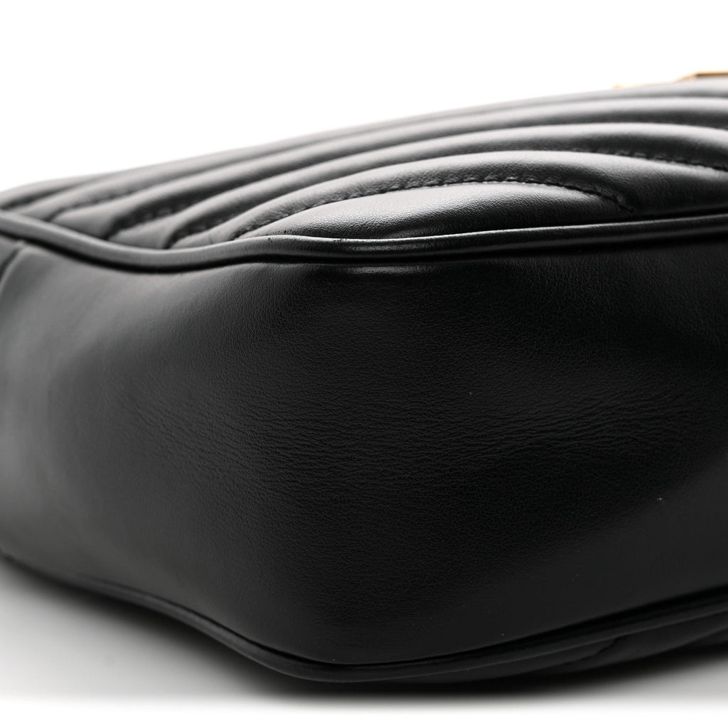 Calfskin Matelasse Monogram Lou Camera Bag Black