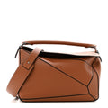 Calfskin Medium Puzzle Bag Tan