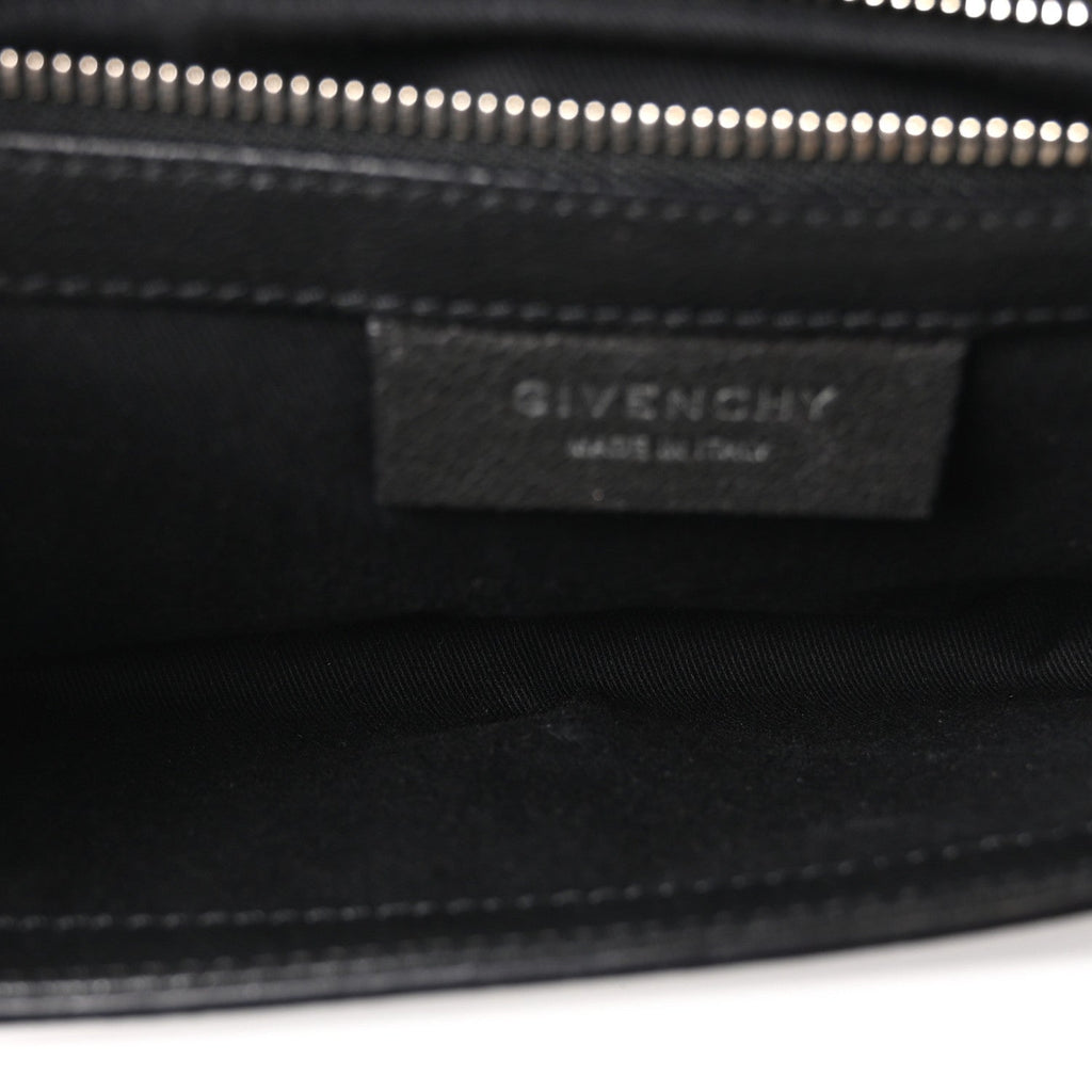 Sugar Goatskin Obsedia Chain Shoulder Bag Black