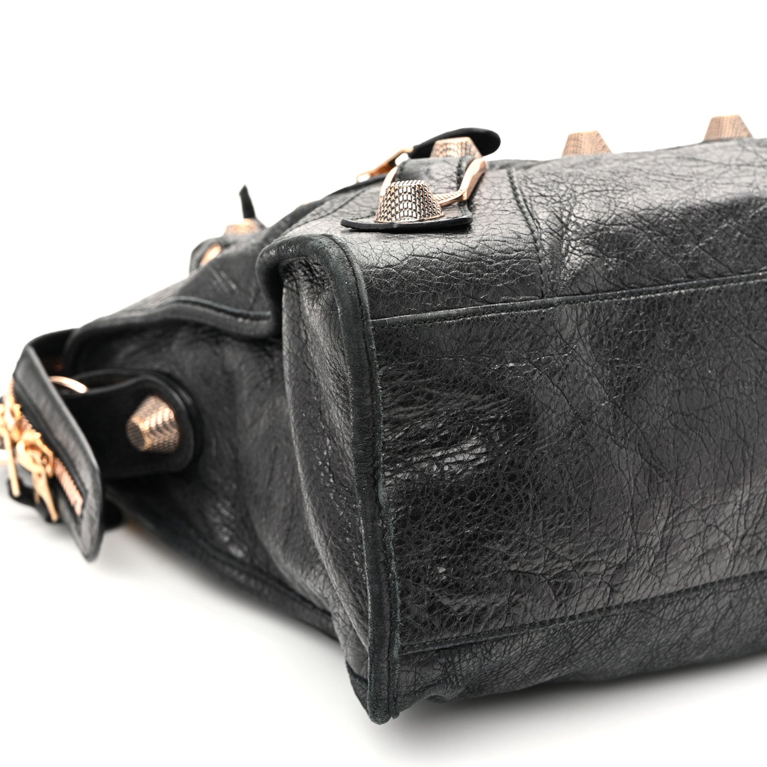 Agneau Giant 21 Rose Gold Hardware City Black