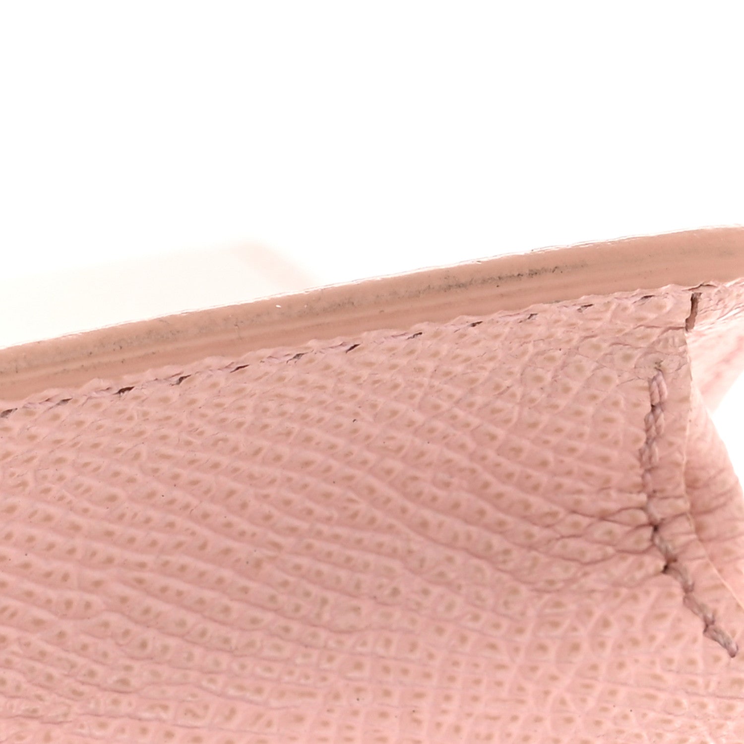 Hammered Calfskin Gancio Wallet On Chain Nylund Pink