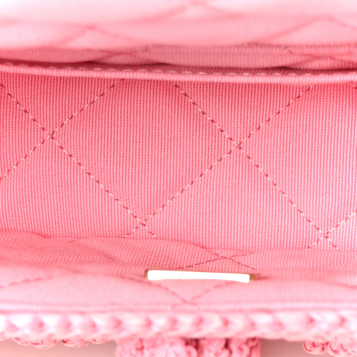 Raffia Small Dolce Raffia Flap Bag Pink