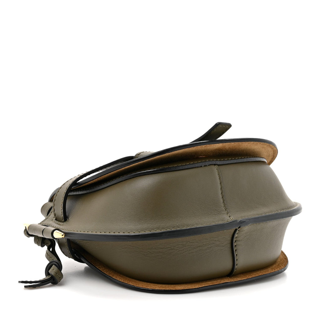 Calfskin Jacquard Mini Gate Dual Bag Autumn Green