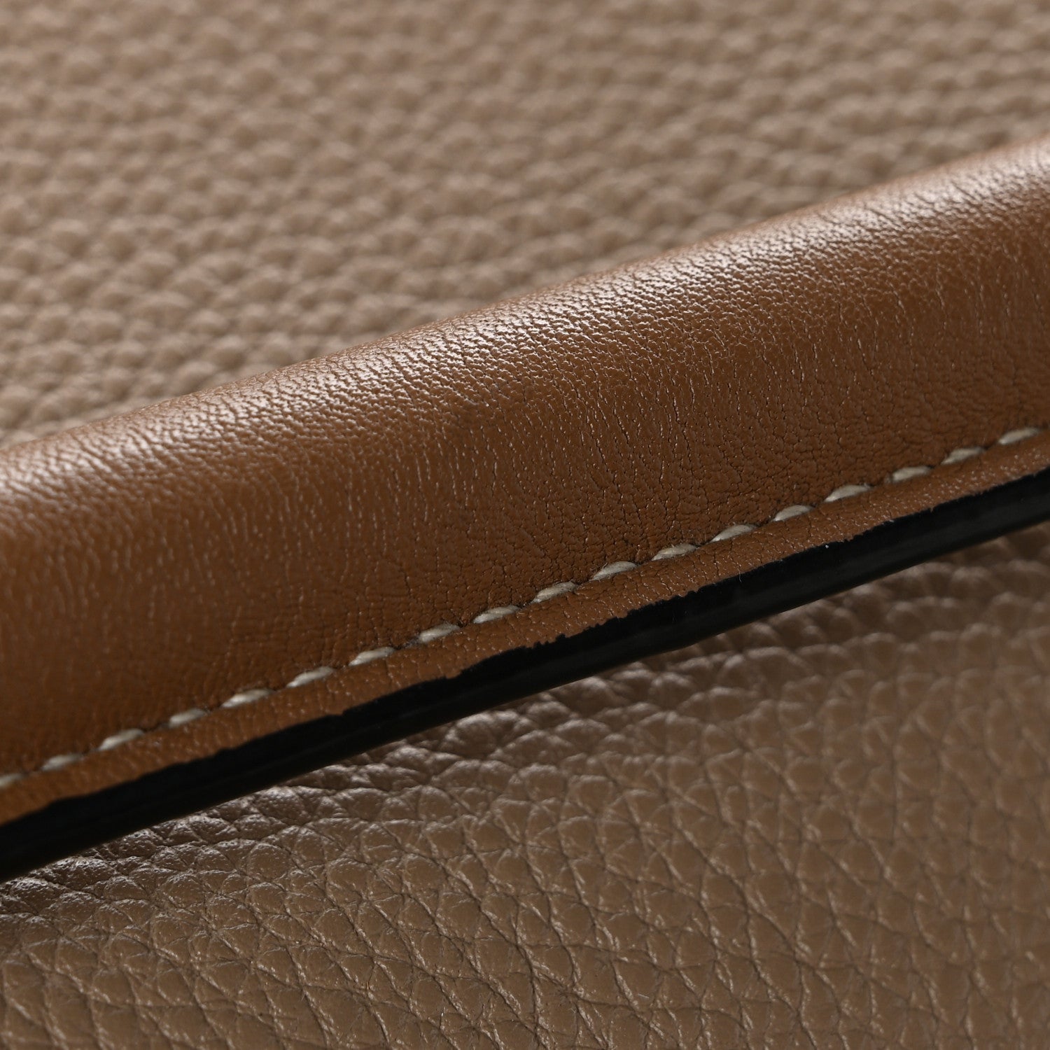 Grained Calfskin Small Puzzle Bag Sand Mink