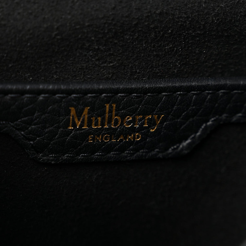 Heavy Grained Calfskin Darley Satchel Black