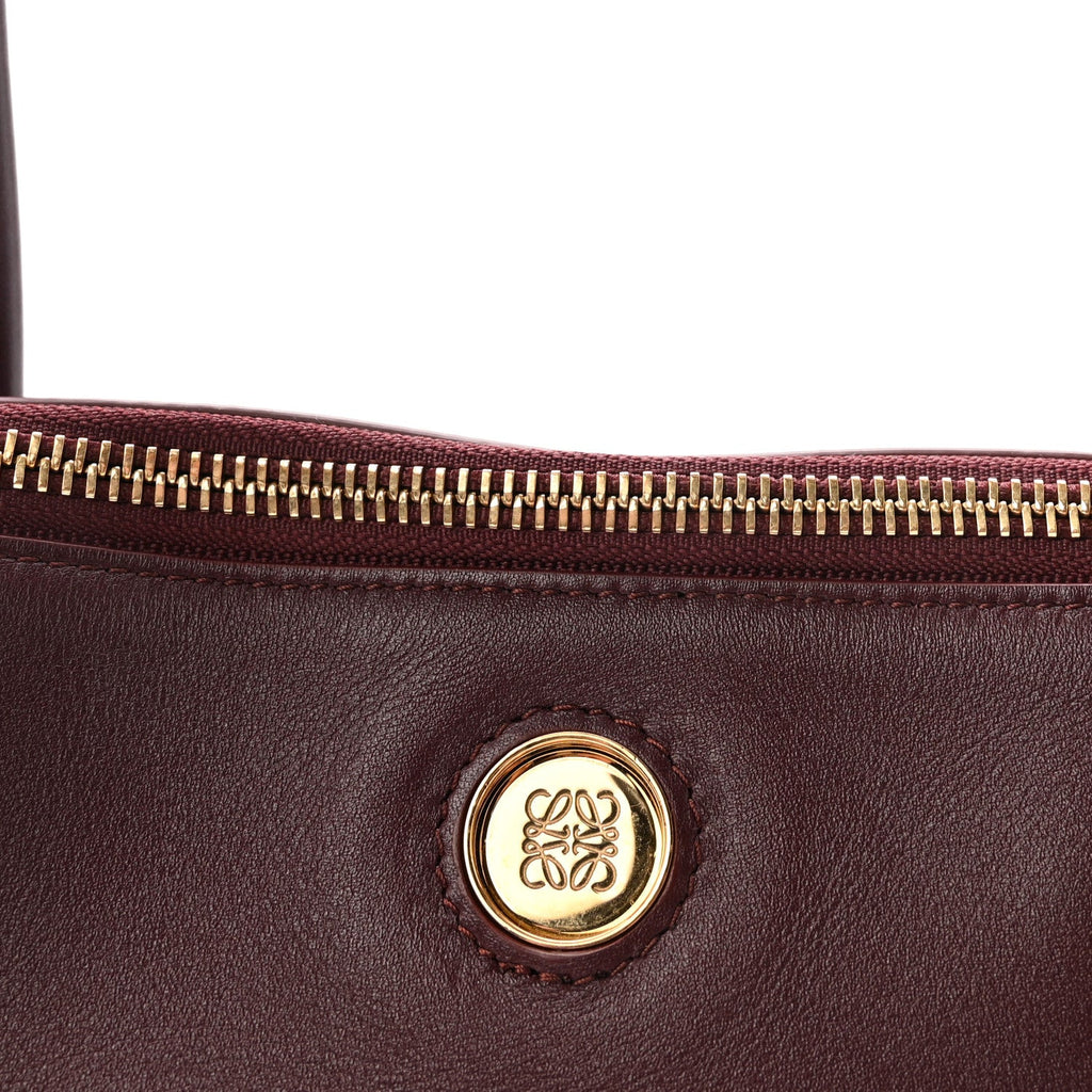 Supple Calfskin Small Madrid Bag Dark Burgundy