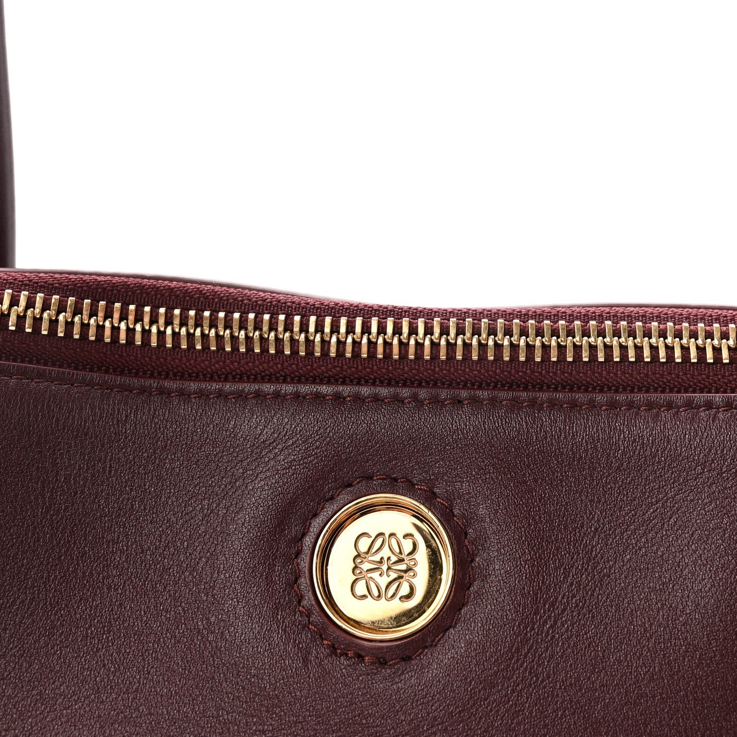 Supple Calfskin Small Madrid Bag Dark Burgundy