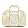 Recycled Plastic Vitello Liberty Matte Small Fendi Basket White Ice