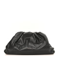 Smooth Butter Calf The Pouch Oversized Clutch Black