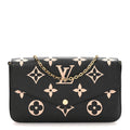 Empreinte Monogram Giant Felicie Pochette Black Beige