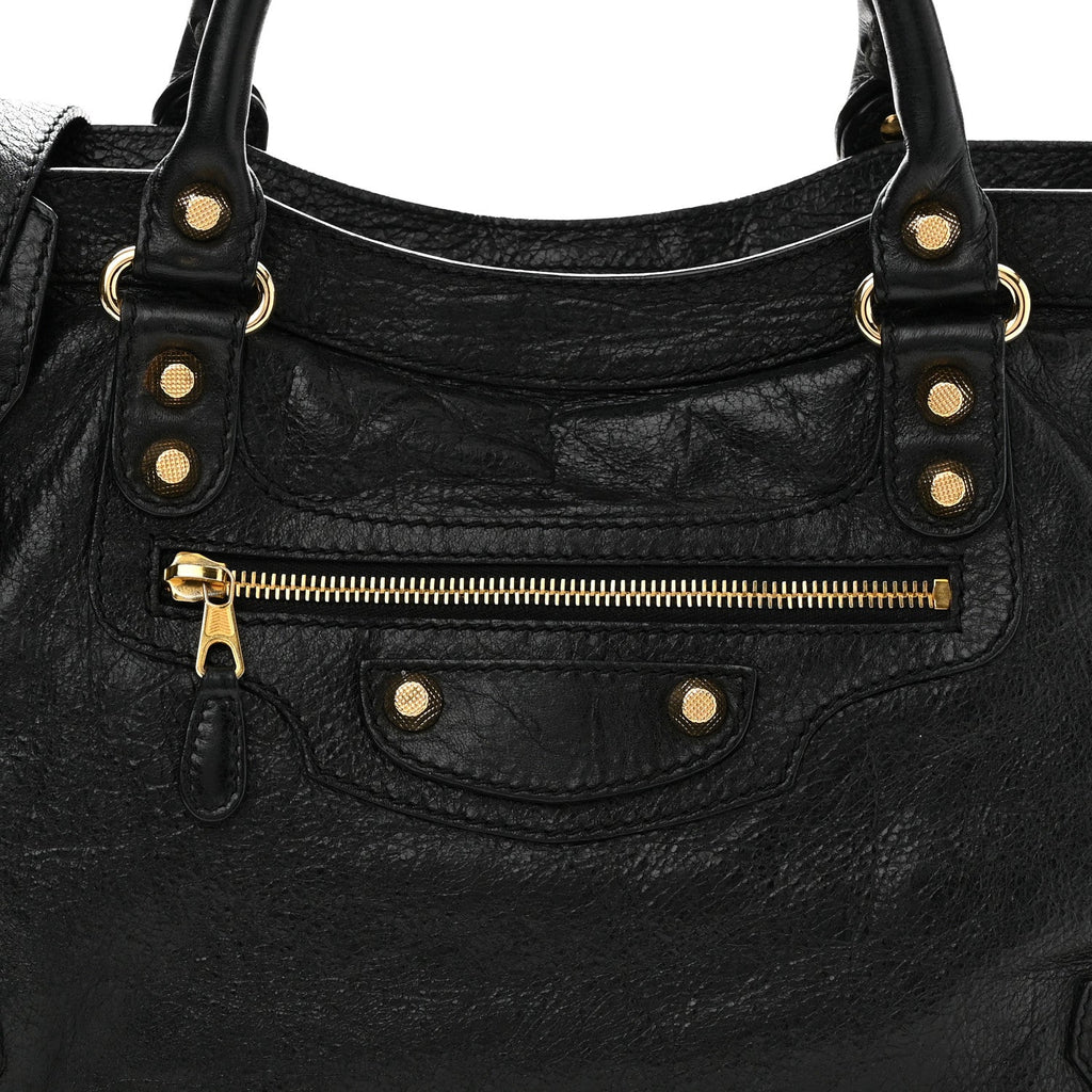 Agneau Giant 12 Gold Hardware City Black