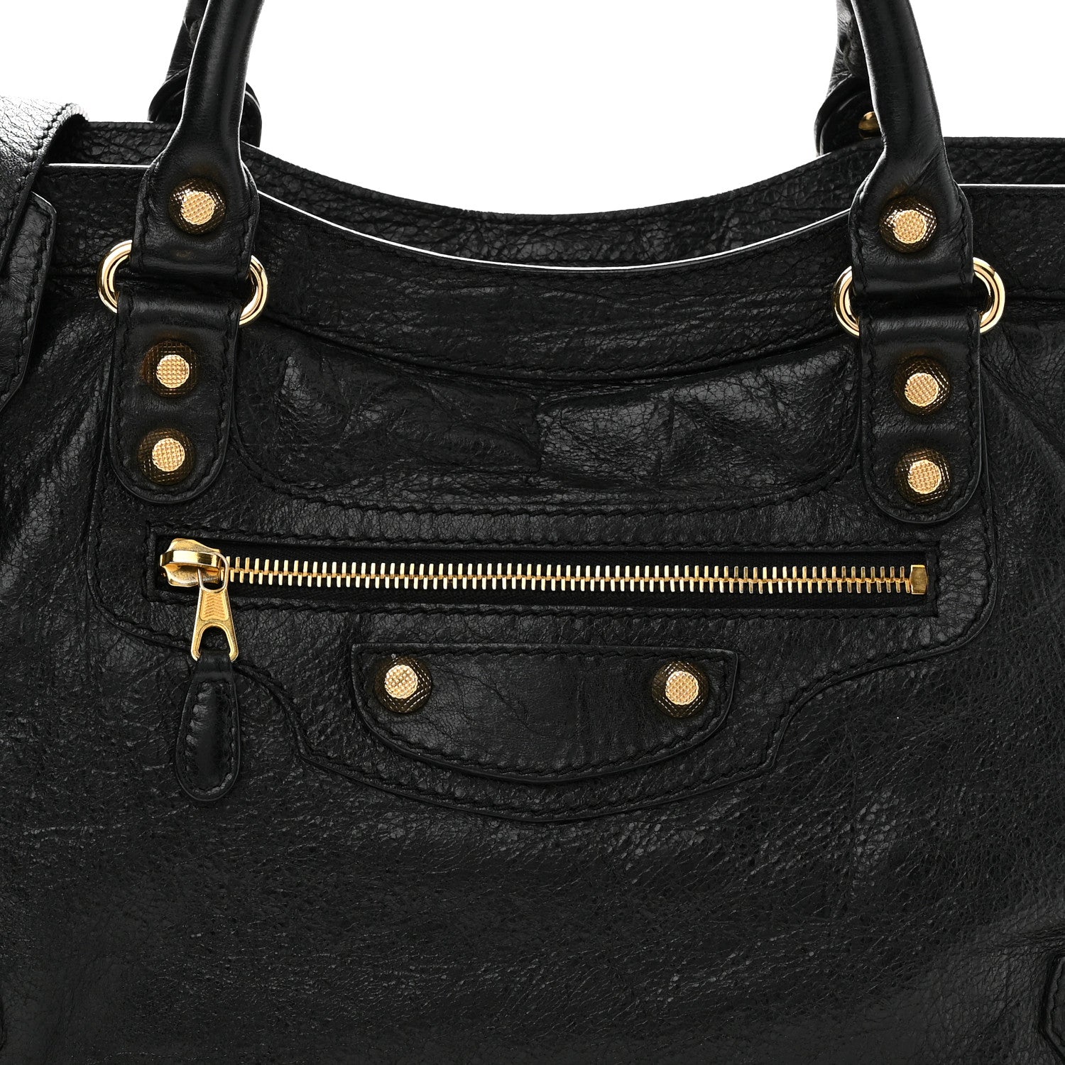 Agneau Giant 12 Gold Hardware City Black