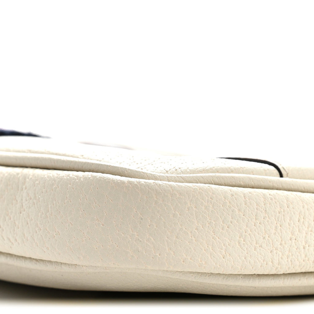 Grained Calfskin Ophidia Belted iPhone Case 75 30 White