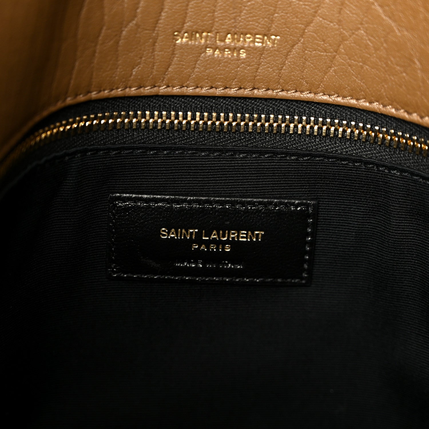 Grained Lambskin Monogram Large Niki Chain Satchel Dark Cork