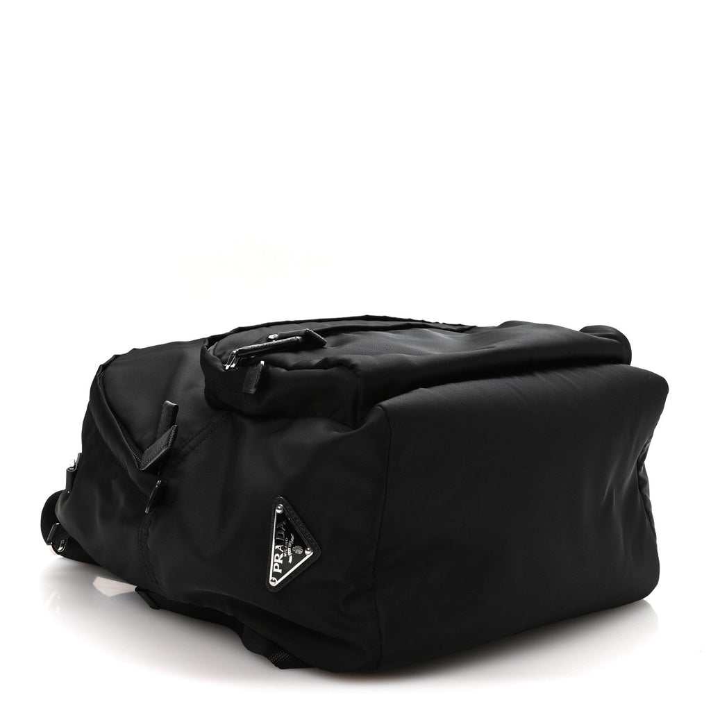 Tessuto Nylon Saffiano Day Backpack Black