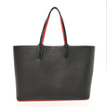 Calfskin Spikes East West Cabata Tote Black