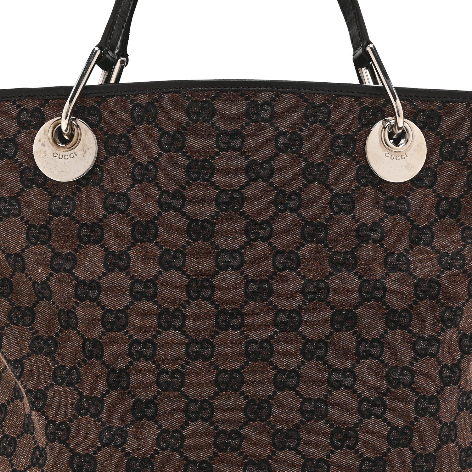Monogram Large Eclipse Tote Dark Brown