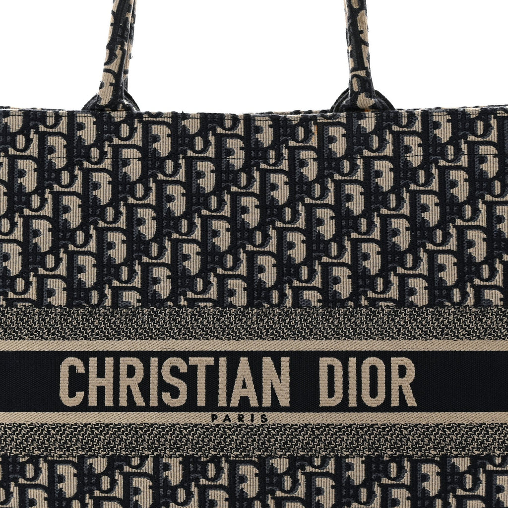 Oblique Large Book Tote Blue Multicolor