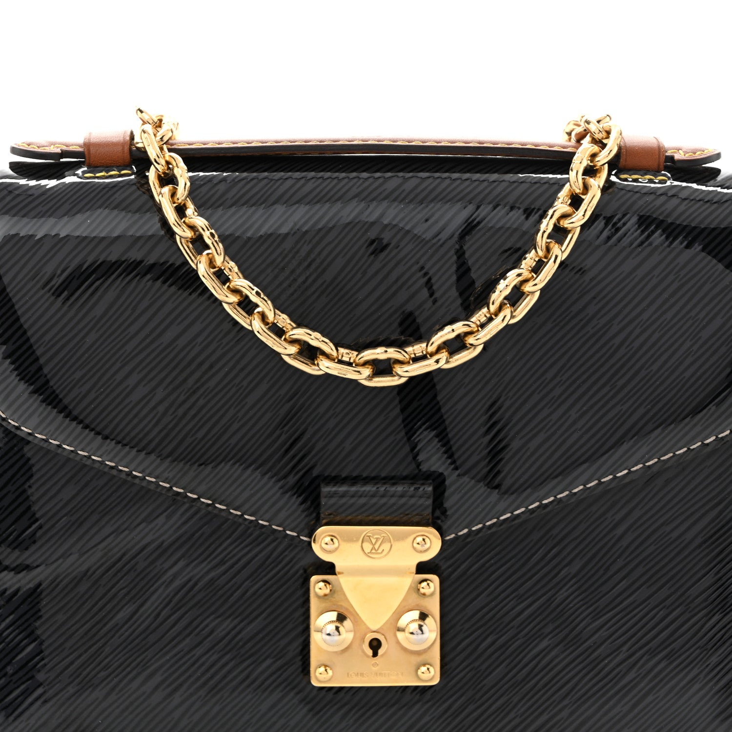 Shiny Epi Monogram Pochette Metis Mini Marine