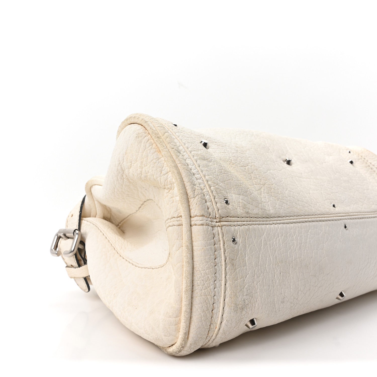 Calfskin Medium Paddington Satchel Ivory