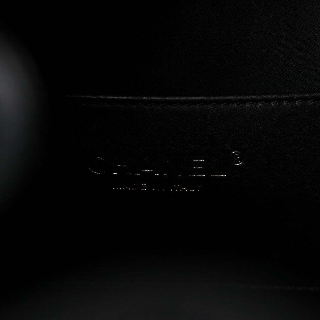Caviar Quilted Small Chanel 25 Handbag Black