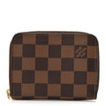 Damier Ebene Zippy Coin Purse
