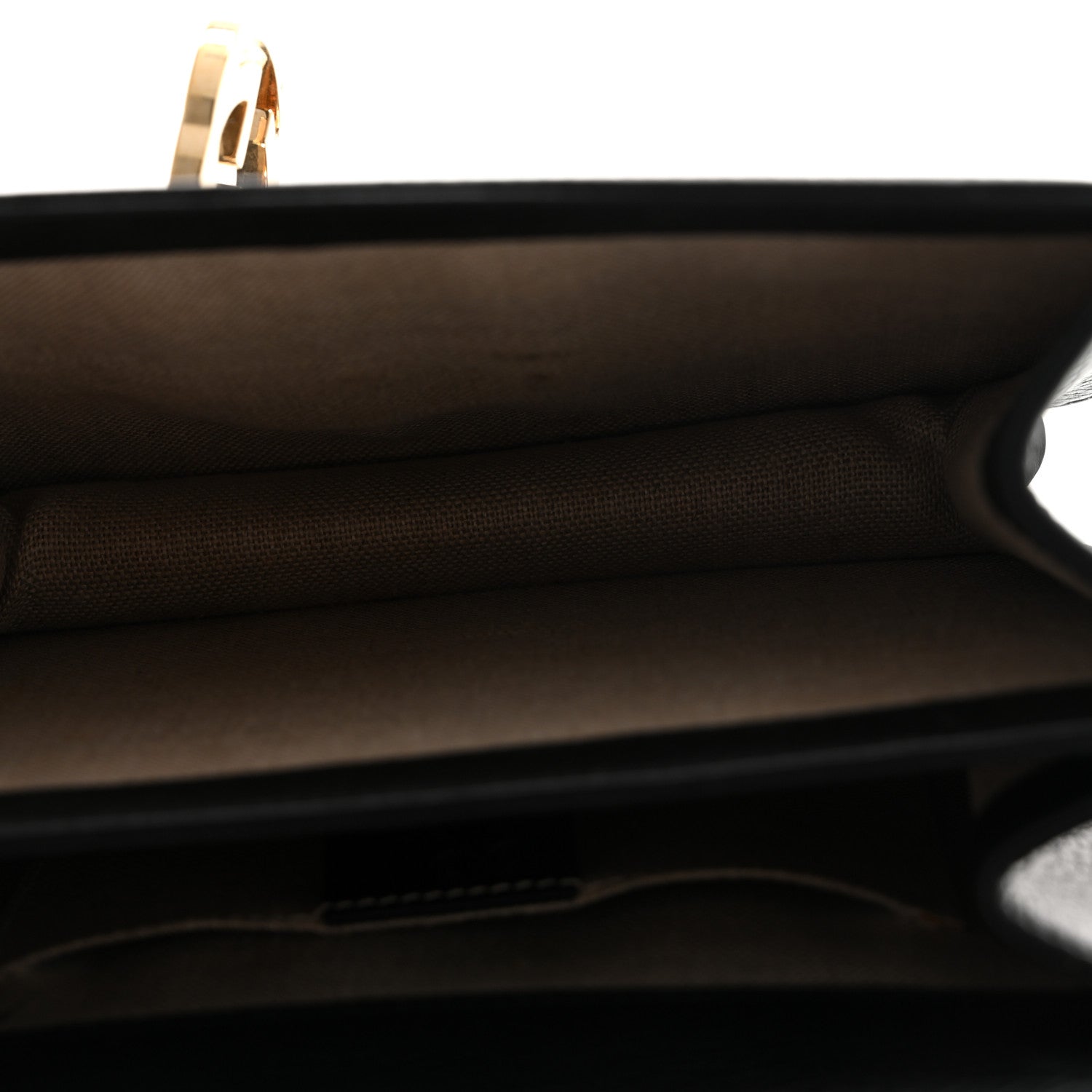 Dollar Calfskin Small Interlocking G Shoulder Bag Black