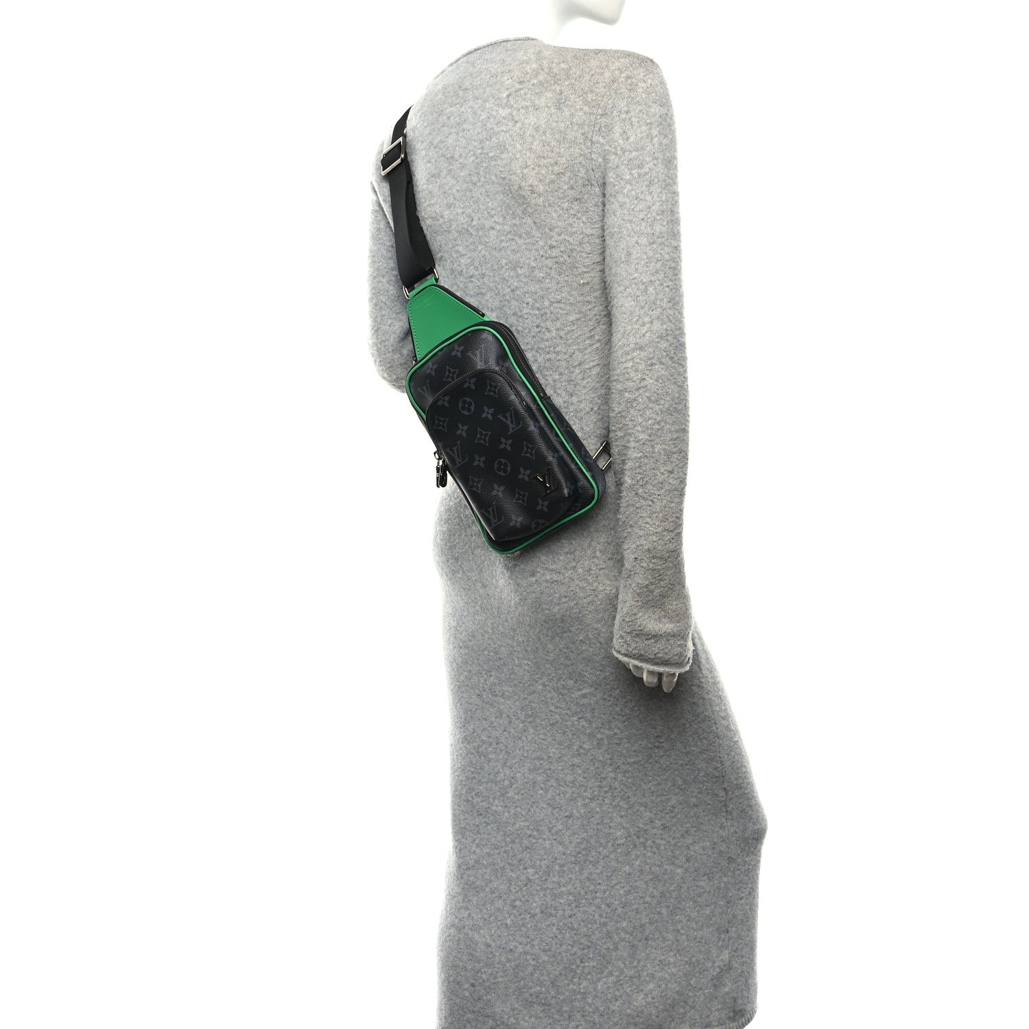 Monogram Eclipse Avenue Slingbag PM  Bamboo Green PM  Bamboo Green