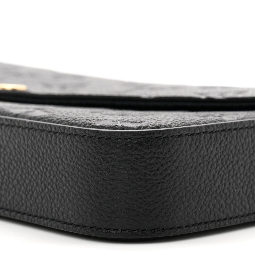 Empreinte Pochette Felicie Chain Wallet Black