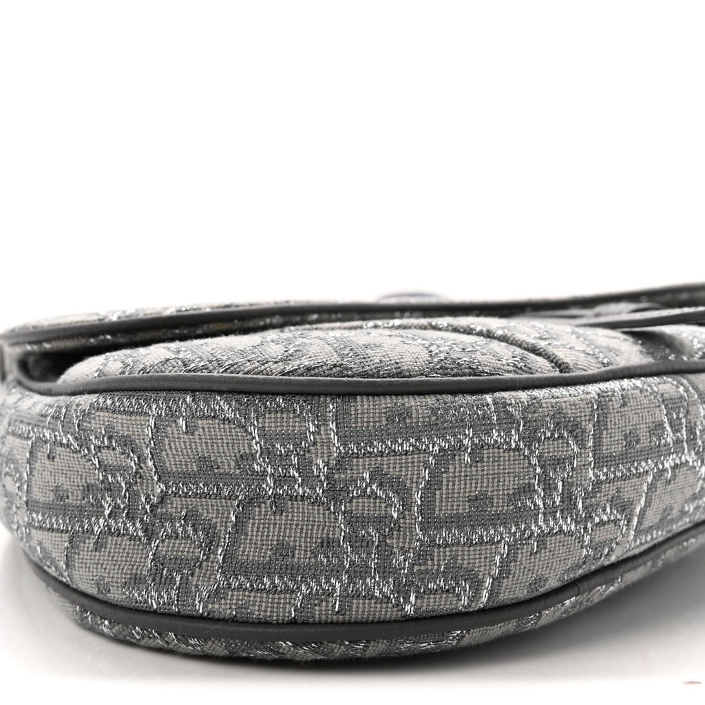 Oblique Mens Saddle Bag Grey