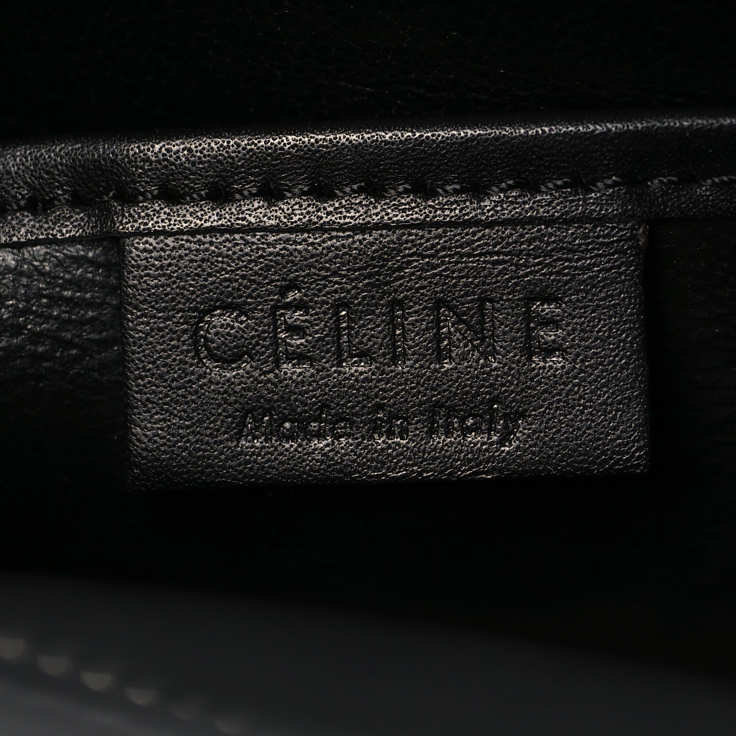 Baby Grained Calfskin Nubuck Tri-color Nano Luggage Anthracite