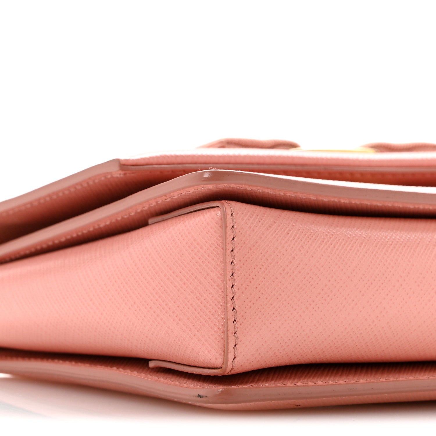 Hammered Calfskin Mini Vara Bow Crossbody Bag Pink