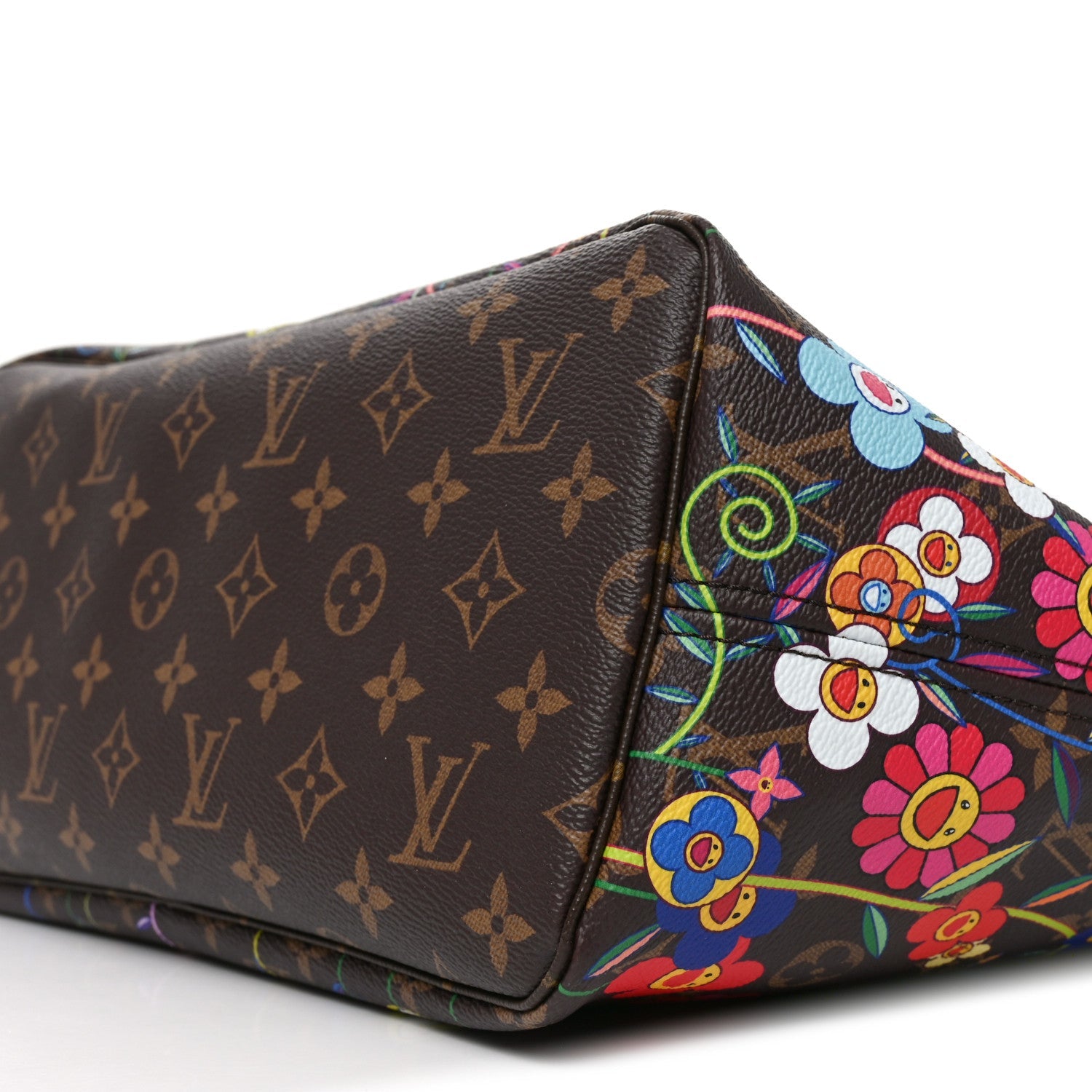 LV X TM Monogram Flowers Neverfull MM