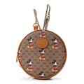 Mini Vintage GG Supreme Monogram Mickey Mouse Round Backpack Beige Vintage Sun Oil