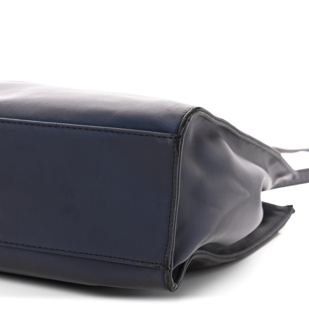 Vegan Leather Medium Shopping Bag Flash