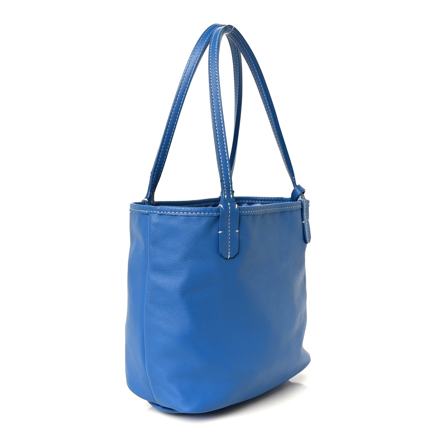 Goyardine Reversible Mini Anjou Sky Blue